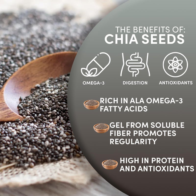 Worldwide Botanicals Organic Ground Chia Seeds, 1 Pound - Excellent Source of Fiber, Protein, and Omega-3 Fatty Acids | Gluten-Free | Vegan | Non-GMO | Kosher - Image 4